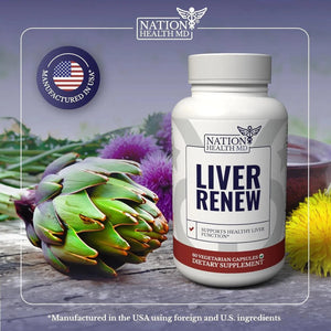 NATION HEALTH MD - Nation Health MD Liver Renew 60 Capsulas - The Red Vitamin MX - Suplementos Alimenticios - {{ shop.shopifyCountryName }}