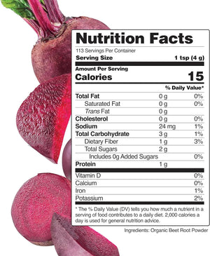 NATIONS NUTRITION - Nations Nutrition Pure Beet Root Powder Organic 452Gr. - The Red Vitamin MX - Suplementos Alimenticios - {{ shop.shopifyCountryName }}
