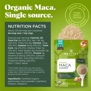 NATIVAS ORGANICS - Navitas Organics Maca Powder 113Gr. - The Red Vitamin MX - Suplementos Alimenticios - {{ shop.shopifyCountryName }}