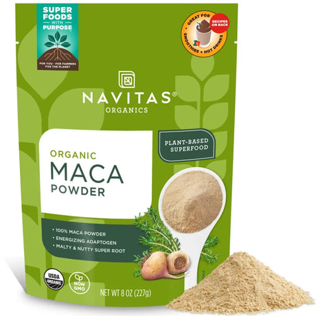 NATIVAS ORGANICS - Navitas Organics Maca Powder 45 Servicios 227Gr. - The Red Vitamin MX - Suplementos Alimenticios - {{ shop.shopifyCountryName }}