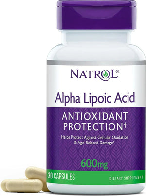 NATROL - Natrol Alpha Lipoic Acid 600Mg. 30 Capsulas - The Red Vitamin MX - Suplementos Alimenticios - {{ shop.shopifyCountryName }}