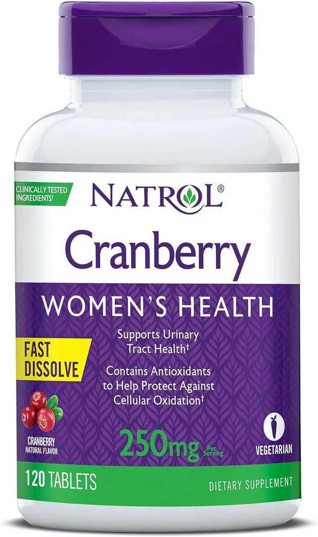 NATROL - Natrol Cranberry Fast Dissolve Tablets 250Mg. 120 Tabletas - The Red Vitamin MX - Suplementos Alimenticios - {{ shop.shopifyCountryName }}