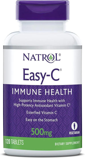 NATROL - Natrol Easy-C Immune Health 500Mg. 120 Tabletas - The Red Vitamin MX - Suplementos Alimenticios - {{ shop.shopifyCountryName }}