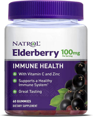 NATROL - Natrol Elderberry Gummies 60 Gomitas - The Red Vitamin MX - Suplementos Alimenticios - {{ shop.shopifyCountryName }}