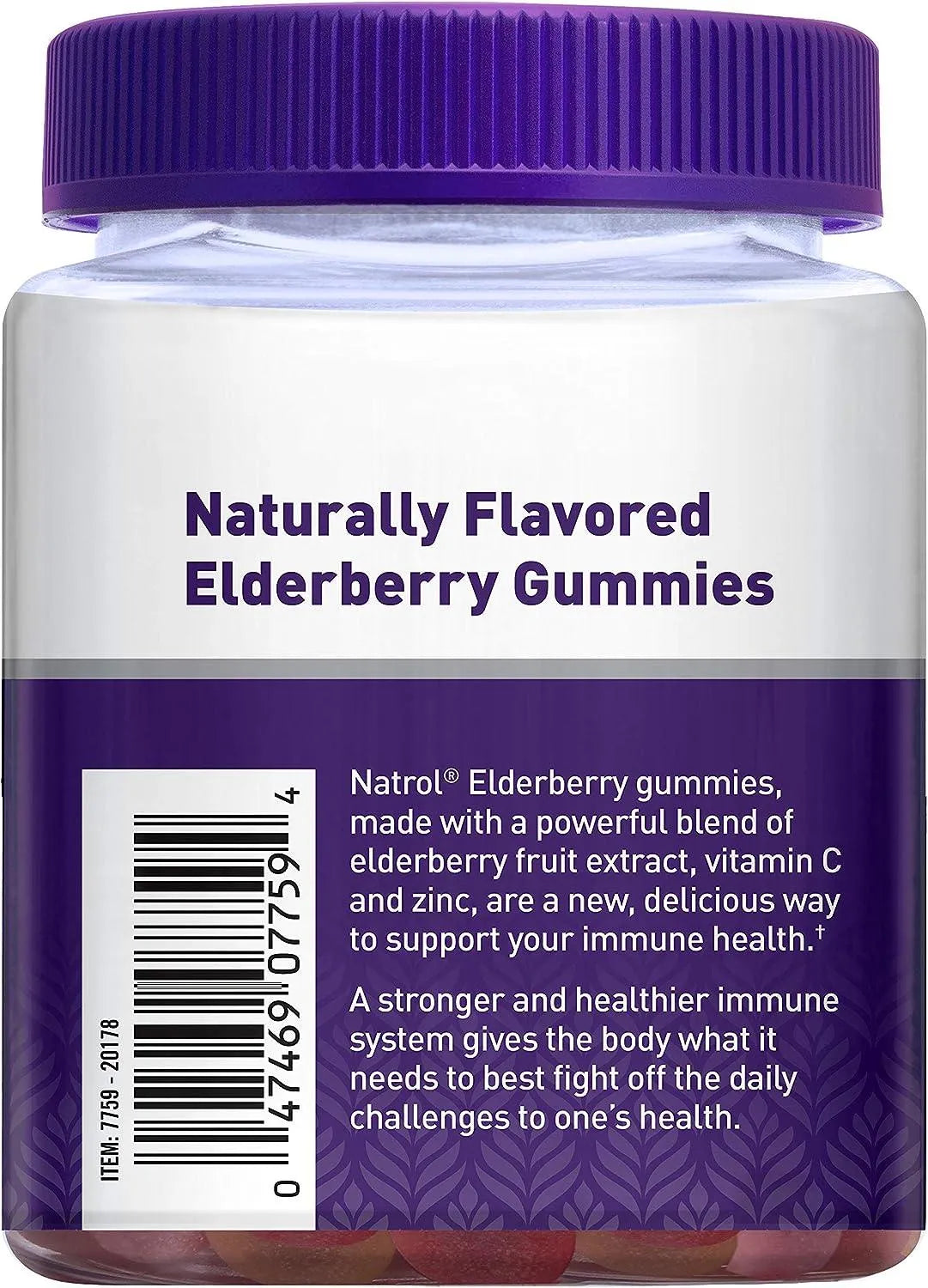 NATROL - Natrol Elderberry Gummies 60 Gomitas - The Red Vitamin MX - Suplementos Alimenticios - {{ shop.shopifyCountryName }}