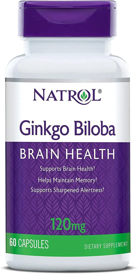 NATROL - Natrol Ginkgo Biloba 120Mg. 60 Capsulas - The Red Vitamin MX - Suplementos Alimenticios - {{ shop.shopifyCountryName }}