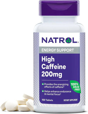 NATROL - Natrol High Caffeine 200Mg. 100 Tabletas - The Red Vitamin MX - Suplementos Alimenticios - {{ shop.shopifyCountryName }}