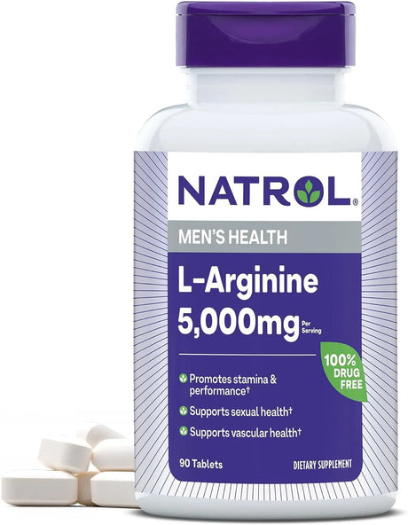 NATROL - Natrol L-Arginine 5000Mg. 90 Tabletas - The Red Vitamin MX - Suplementos Alimenticios - {{ shop.shopifyCountryName }}