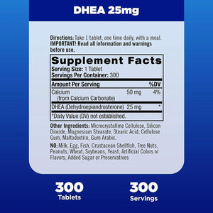 NATROL - Natrol Mood & Stress DHEA 25Mg. 300 Tabletas - The Red Vitamin MX - Suplementos Alimenticios - {{ shop.shopifyCountryName }}