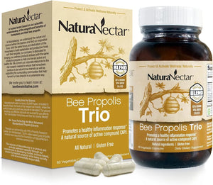 NATURA NECTAR - NaturaNectar Bee Propolis Trio 60 Capsulas - The Red Vitamin MX - Suplementos Alimenticios - {{ shop.shopifyCountryName }}