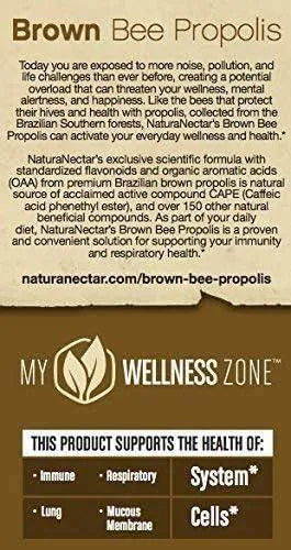 NATURA NECTAR - NaturaNectar Brown Bee Propolis 60 Capsulas - The Red Vitamin MX - Suplementos Alimenticios - {{ shop.shopifyCountryName }}