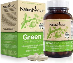 NATURA NECTAR - NaturaNectar Green Bee Propolis 60 Capsulas - The Red Vitamin MX - Suplementos Alimenticios - {{ shop.shopifyCountryName }}