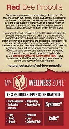 NATURA NECTAR - NaturaNectar Red Bee Propolis 60 Capsulas - The Red Vitamin MX - Suplementos Alimenticios - {{ shop.shopifyCountryName }}