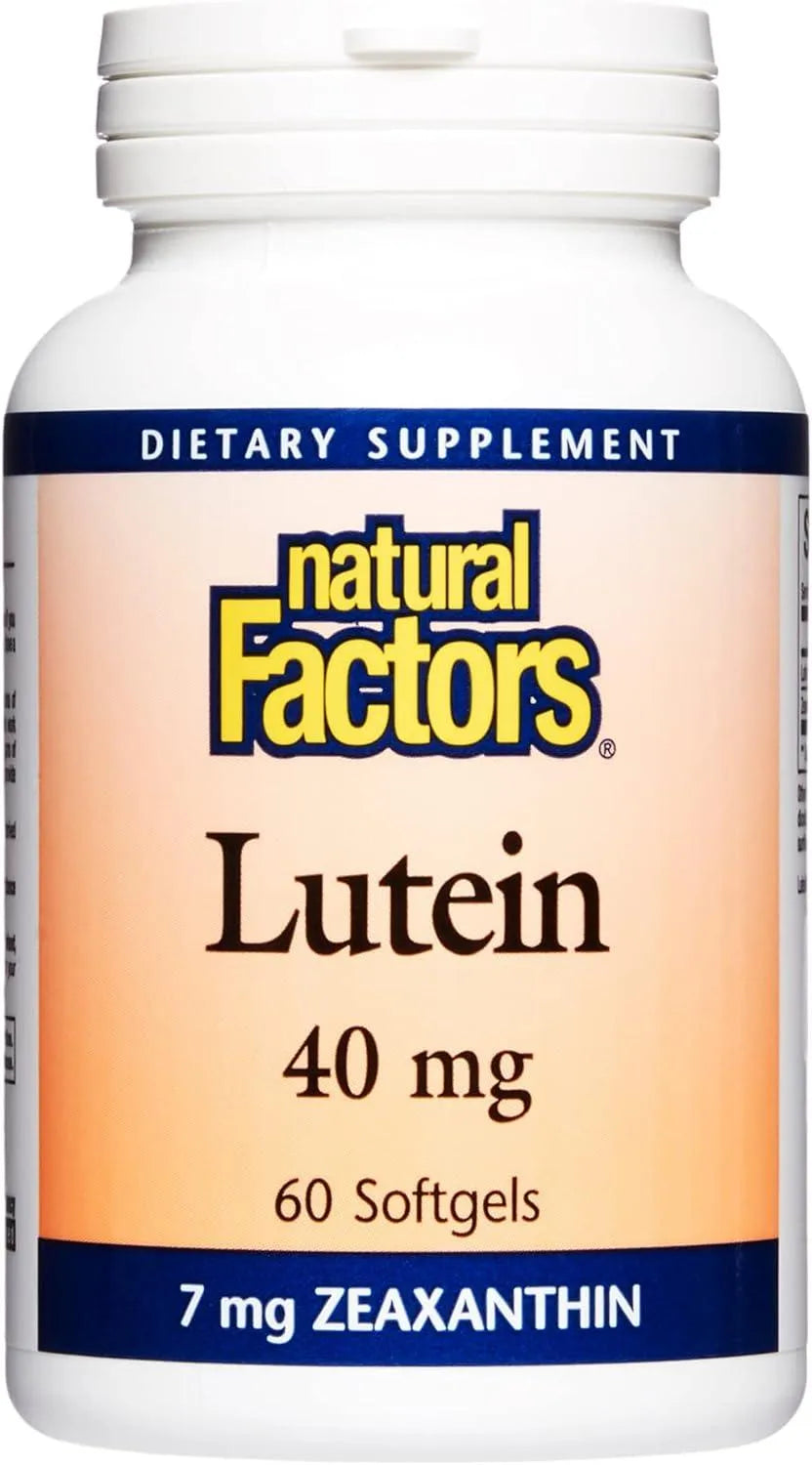 NATURAL FACTORS - Natural Factors Lutein 40Mg. 60 Capsulas Blandas - The Red Vitamin MX - Suplementos Alimenticios - {{ shop.shopifyCountryName }}