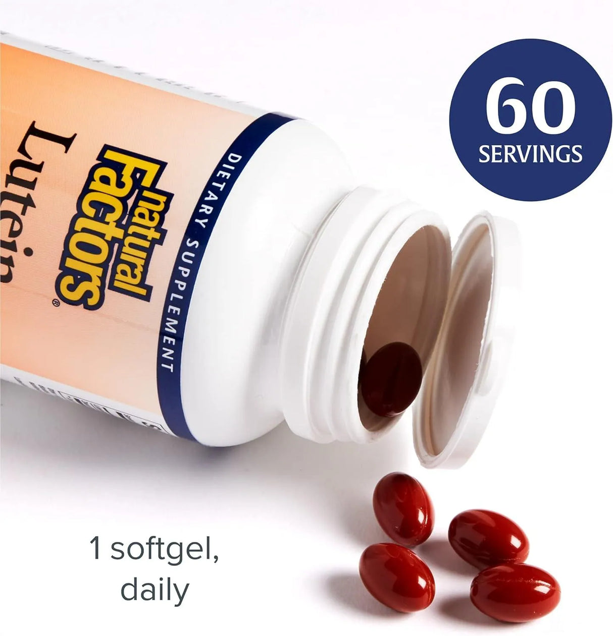 NATURAL FACTORS - Natural Factors Lutein 40Mg. 60 Capsulas Blandas - The Red Vitamin MX - Suplementos Alimenticios - {{ shop.shopifyCountryName }}