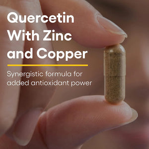 NATURAL FACTORS - Natural Factors Quercetin 500Mg. with Zinc and Copper 60 Capsulas - The Red Vitamin MX - Suplementos Alimenticios - {{ shop.shopifyCountryName }}