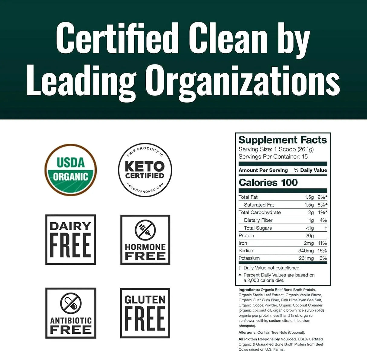 NATURAL FORCE - Natural Force Chocolate Organic Bone Broth Protein Powder 392Gr. - The Red Vitamin MX - Suplementos Alimenticios - {{ shop.shopifyCountryName }}