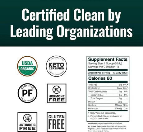 NATURAL FORCE - Natural Force Pure Organic Bone Broth Protein Powder 306Gr. - The Red Vitamin MX - Suplementos Alimenticios - {{ shop.shopifyCountryName }}