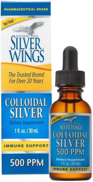 NATURAL PATH SILVER WINGS - Natural Path Silver Wings Colloidal Silver 500PPM 30Ml. - The Red Vitamin MX - Suplementos Alimenticios - {{ shop.shopifyCountryName }}