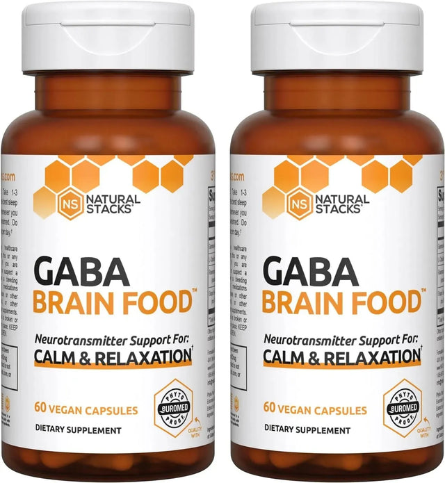 NATURAL STACKS - NATURAL STACKS GABA Supplement w/L-Citrulline & Grape Seed Extract 60 Capsulas 2 Pack - The Red Vitamin MX - Suplementos Alimenticios - {{ shop.shopifyCountryName }}