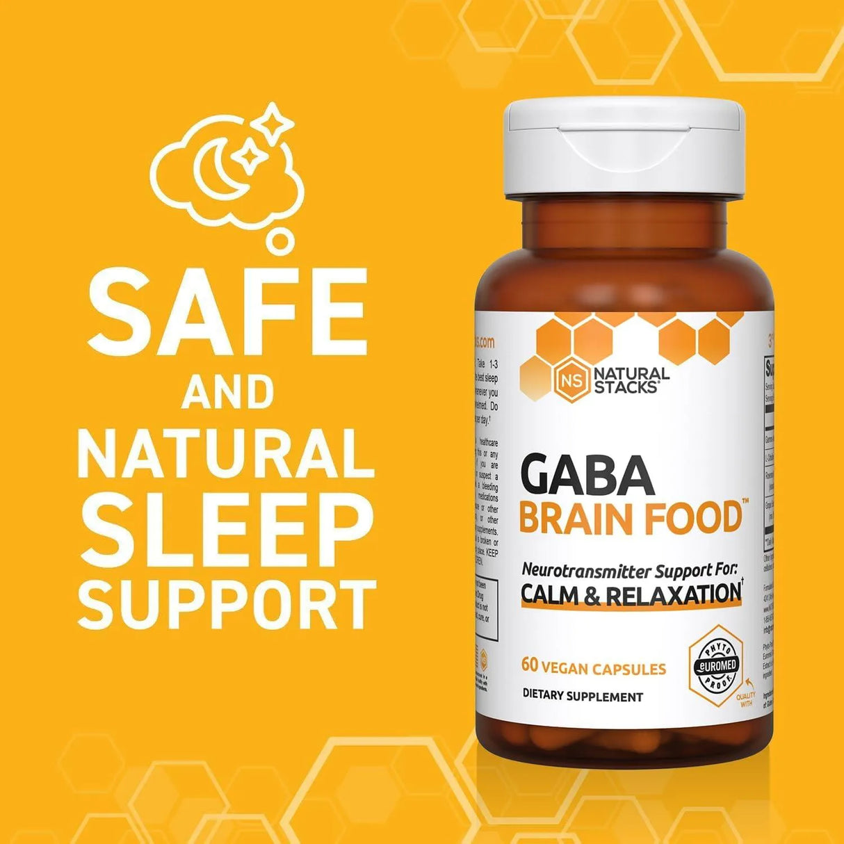 NATURAL STACKS - NATURAL STACKS GABA Supplement w/L-Citrulline & Grape Seed Extract 60 Capsulas - The Red Vitamin MX - Suplementos Alimenticios - {{ shop.shopifyCountryName }}