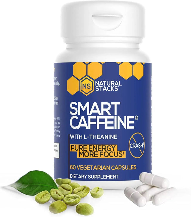 NATURAL STACKS - Natural Stacks Smart Caffeine with L-Theanine 60 Capsulas - The Red Vitamin MX - Suplementos Alimenticios - {{ shop.shopifyCountryName }}