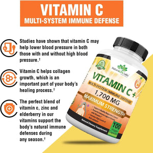 NATURALIFE LABS - NaturaLife Labs A Higher Standard Vitamin C 1,700Mg. 100 Capsulas - The Red Vitamin MX - Suplementos Alimenticios - {{ shop.shopifyCountryName }}