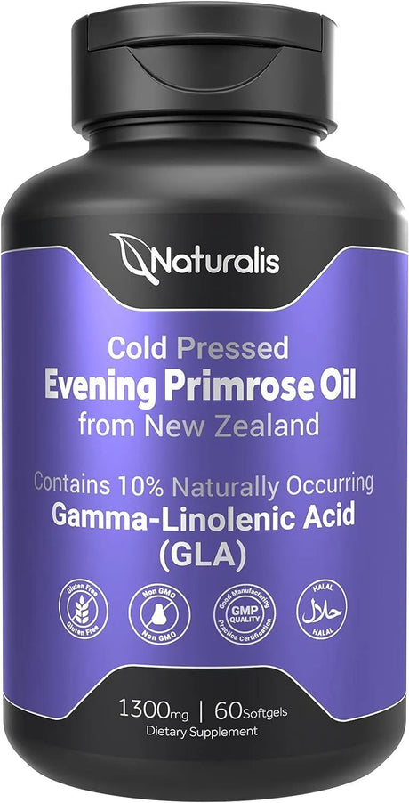 NATURALIS - Naturalis Evening Primrose Oil 1300Mg. 60 Capsulas Blandas - The Red Vitamin MX - Suplementos Alimenticios - {{ shop.shopifyCountryName }}