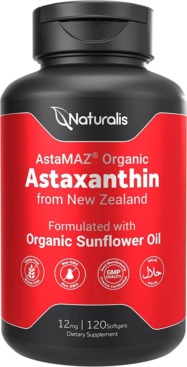 NATURALIS - Naturalis New Zealand Astaxanthin 12Mg. 120 Capsulas Blandas - The Red Vitamin MX - Suplementos Alimenticios - {{ shop.shopifyCountryName }}