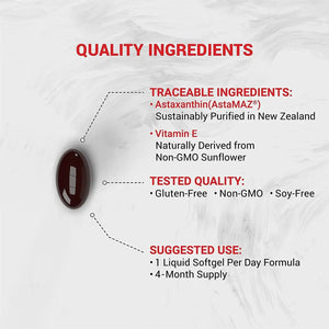 NATURALIS - Naturalis New Zealand Astaxanthin 12Mg. 120 Capsulas Blandas - The Red Vitamin MX - Suplementos Alimenticios - {{ shop.shopifyCountryName }}