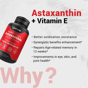 NATURALIS - Naturalis New Zealand Astaxanthin 12Mg. 120 Capsulas Blandas - The Red Vitamin MX - Suplementos Alimenticios - {{ shop.shopifyCountryName }}