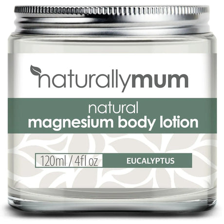 NATURALLYMUM - NaturallyMum Magnesium Body Lotion Eucalyptus 120Ml. - The Red Vitamin MX - Cremas Corporales - {{ shop.shopifyCountryName }}