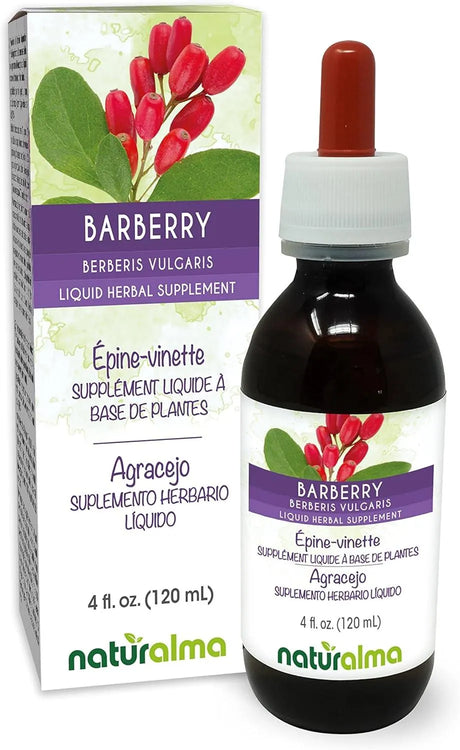 NATURALMA - Naturalma Barberry (Berberis vulgaris) Root bark Alcohol-Free Tincture 4 Fl.Oz. - The Red Vitamin MX - Suplementos Alimenticios - {{ shop.shopifyCountryName }}