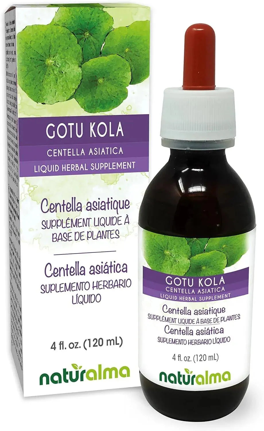 NATURALMA - Naturalma Gotu kola herb Alcohol-Free Tincture 4 Fl.Oz. - The Red Vitamin MX - Suplementos Alimenticios - {{ shop.shopifyCountryName }}