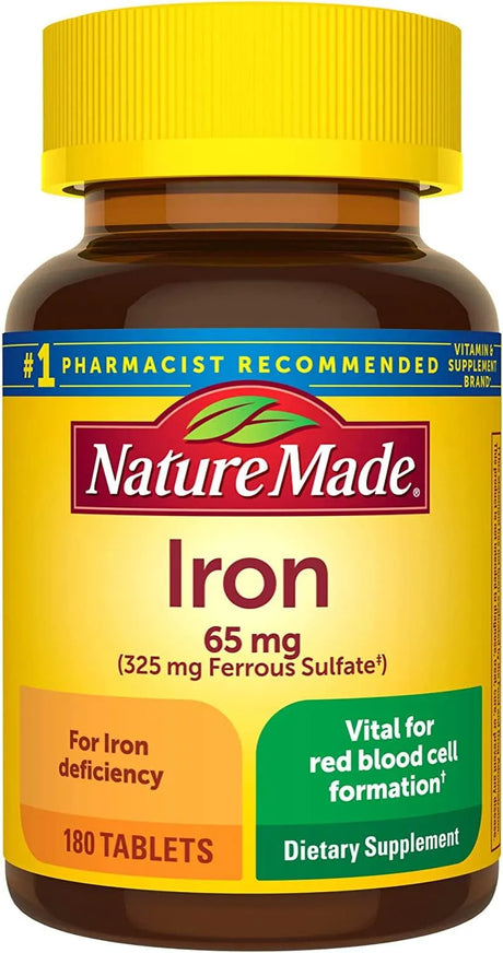 NATURE MADE - Nature Made Calcium, Vitamin C Iron 65Mg. 180 Tabletas - The Red Vitamin MX - Suplementos Alimenticios - {{ shop.shopifyCountryName }}