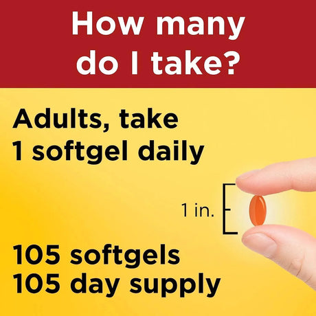 NATURE MADE - Nature Made CoQ10 200Mg. 105 Capsulas Blandas - The Red Vitamin MX - Suplementos Alimenticios - {{ shop.shopifyCountryName }}