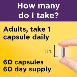 NATURE MADE - Nature Made Elderberry 400Mg. 60 Capsulas - The Red Vitamin MX - Suplementos Alimenticios - {{ shop.shopifyCountryName }}