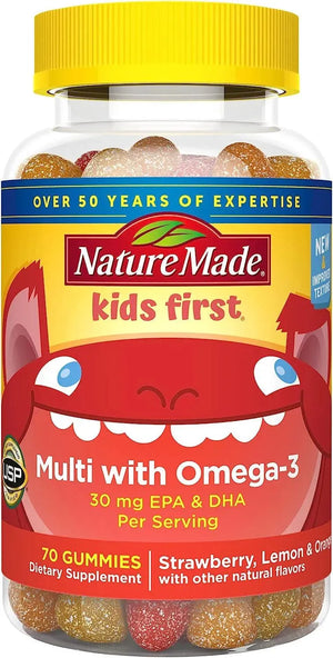 NATURE MADE - Nature Made First Multivitamin with Omega-3 70 Gomitas - The Red Vitamin MX - Suplementos Alimenticios - {{ shop.shopifyCountryName }}