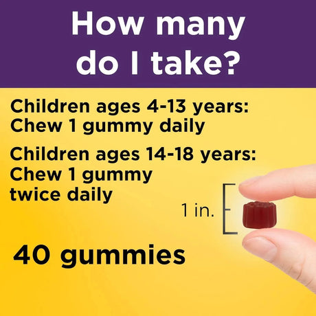 NATURE MADE - Nature Made Kids First Elderberry with Vitamin C and Zinc 40 Gomitas - The Red Vitamin MX - Suplementos Alimenticios - {{ shop.shopifyCountryName }}