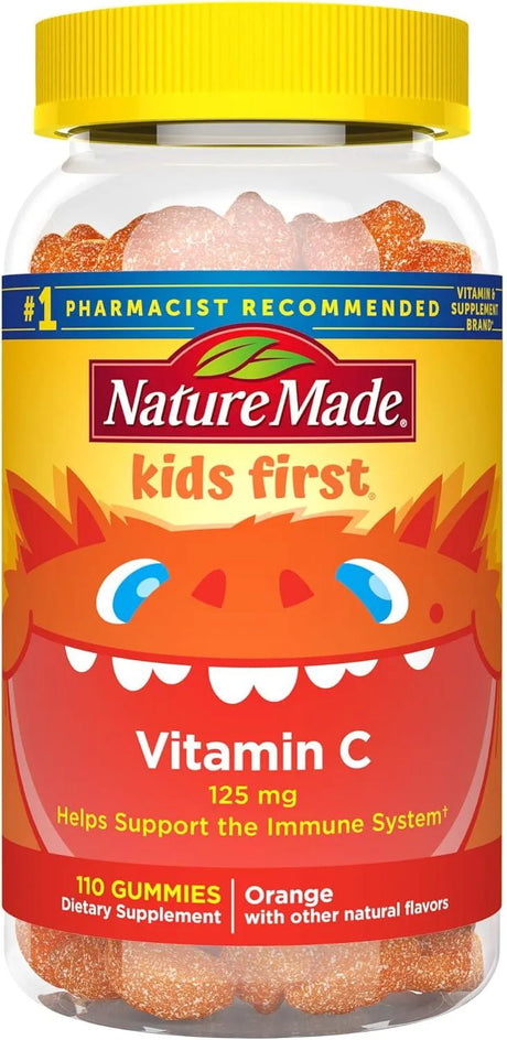 NATURE MADE - Nature Made Kids First Vitamin C Gummies 110 Gomitas - The Red Vitamin MX - Suplementos Alimenticios - {{ shop.shopifyCountryName }}