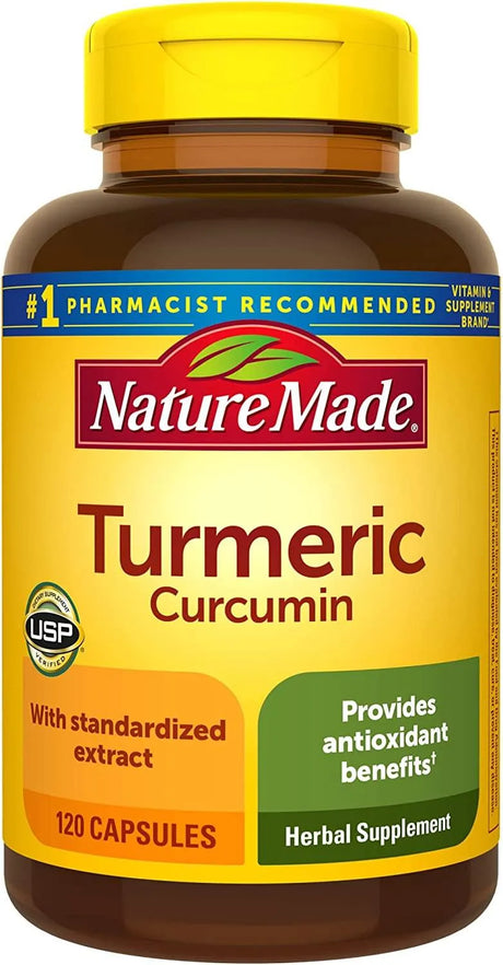 NATURE MADE - Nature Made Turmeric Curcumin 500Mg. 120 Capsulas - The Red Vitamin MX - Suplementos Alimenticios - {{ shop.shopifyCountryName }}