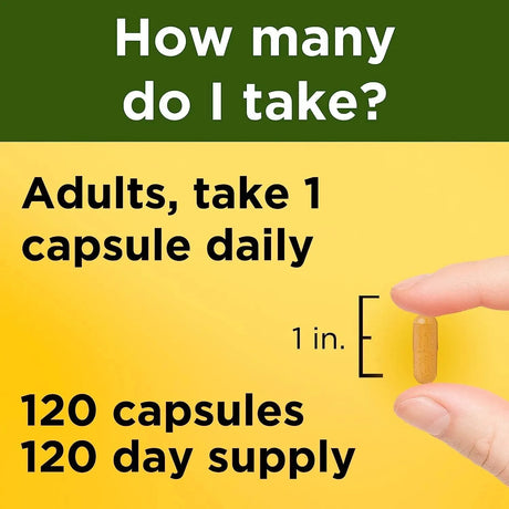 NATURE MADE - Nature Made Turmeric Curcumin 500Mg. 120 Capsulas - The Red Vitamin MX - Suplementos Alimenticios - {{ shop.shopifyCountryName }}