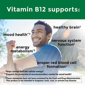 NATURE MADE - Nature Made Vitamin B12 1000mcg Fast Dissolve 150 Tabletas - The Red Vitamin MX - Suplementos Alimenticios - {{ shop.shopifyCountryName }}