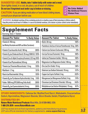 NATURE MADE - Nature Made Women's Multivitamin 300 Tabletas - The Red Vitamin MX - Suplementos Alimenticios - {{ shop.shopifyCountryName }}