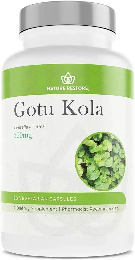 NATURE RESTORE - Nature Restore Gotu Kola Extract 500Mg. 90 Capsulas - The Red Vitamin MX - Suplementos Alimenticios - {{ shop.shopifyCountryName }}