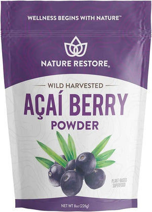 NATURE RESTORE - Nature Restore Wild Harvested Acai Berry Powder 226Gr. - The Red Vitamin MX - Suplementos Alimenticios - {{ shop.shopifyCountryName }}