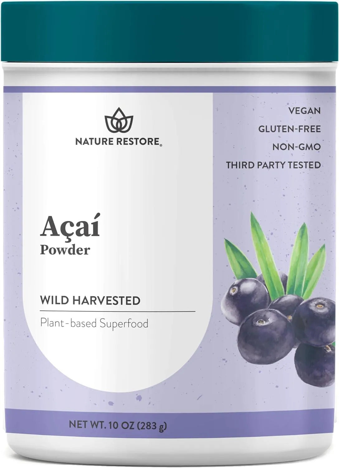 NATURE RESTORE - Nature Restore Wild Harvested Acai Berry Powder 283Gr. - The Red Vitamin MX - Suplementos Alimenticios - {{ shop.shopifyCountryName }}