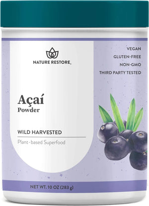 NATURE RESTORE - Nature Restore Wild Harvested Acai Berry Powder 283Gr. - The Red Vitamin MX - Suplementos Alimenticios - {{ shop.shopifyCountryName }}