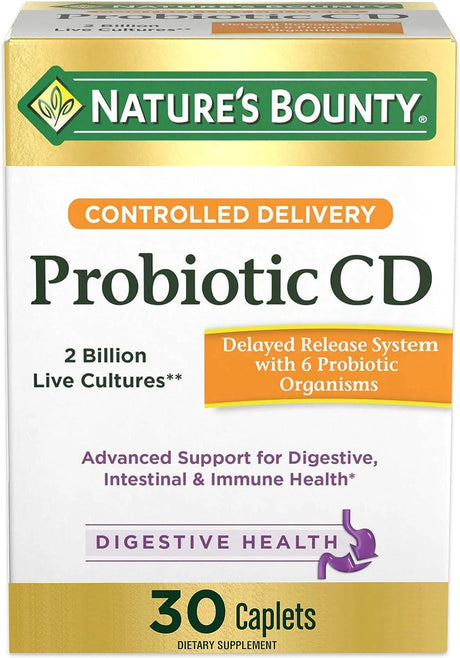 NATURE'S BOUNTY - Nature's Bounty Controlled Delivery Probiotic 30 Tabletas - The Red Vitamin MX - Suplementos Alimenticios - {{ shop.shopifyCountryName }}