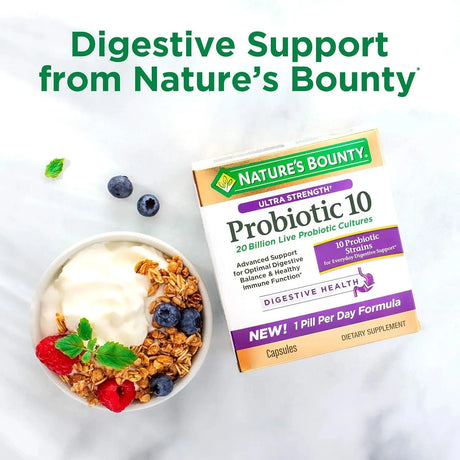 NATURE'S BOUNTY - Nature's Bounty Controlled Delivery Probiotic 30 Tabletas - The Red Vitamin MX - Suplementos Alimenticios - {{ shop.shopifyCountryName }}